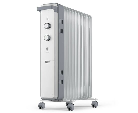 953560 - Обогреватель масляный (радиатор) Leonord LE-2011, 11 секц. Slim (12,5*58см) 2,5кВт, 3реж. 110276 (1)