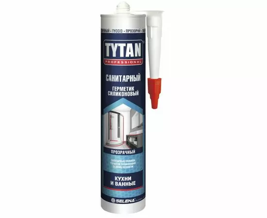 954141 - Tytan (Титан) Professional герметик силиконовый санитарный белый 280мл, арт.53463 (1)
