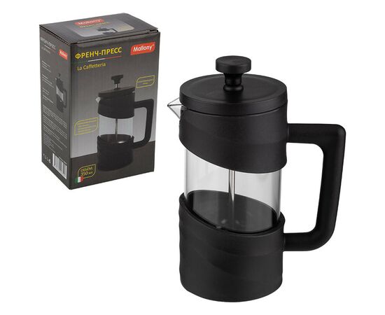 954687 - Чайник/кофейник (френч-пресс) 350мл La Caffetteria пластик/стекло, черный 108407 Mallony (1) 954687 - Чайник/кофейник (френч-пресс) 350мл La Caffetteria пластик/стекло, черный 108407 Mallony (1)