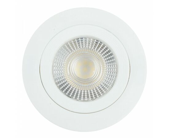 955785 - Feron cв-к св/д встр. поворот. GX53 12W(960lm)4000K 4K 38гр бел круг 115х16 даунлайт AL540 ONE 52048 (1)