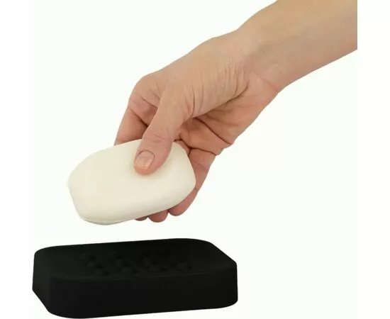 957103 - Мыльница BLACK,PT502510028/Plast Team (1)