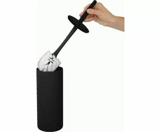 957112 - Ерш туалетный пластик(Комплект WC) BLACK,PT502110028/Plast Team (1)