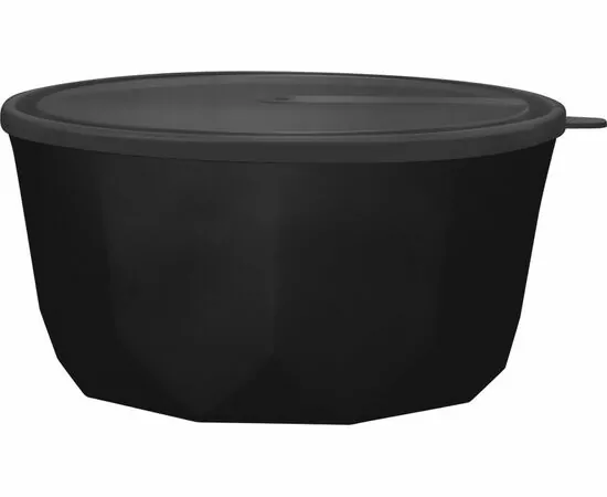 957172 - Миска (салатник ) с крышкой BLACK 1,7л PT171310621 Plast Team (1)