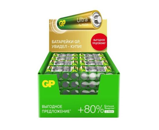 957188 - Элемент питания GP Ultra G-TECH 24A LR03/285/AAA Блок 96 (24xШринк4) (1)