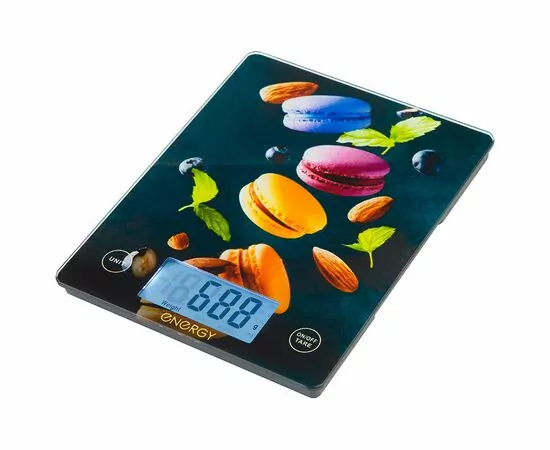 957757 - Весы кухон. эл. Energy EN-433B, до 10 кг, дел.1г, стекло, 20*15см, 1*CR2032, 110073 (1)