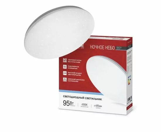 957892 - ASD/InHome св-к св/д декоративный 95W(10000lm) 6500К 6K 458x68 IP40 DECO НОЧНОЕ НЕБО 3409 (1)