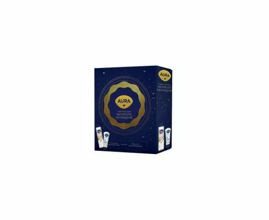 958673 - П/набор:Гель д/душа Молочный смузи 250мл+Крем д/рук Аква комплекс 75мл AURA 15131 (1)