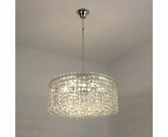 959018 - Estares св-к-люстра DIONA E14x8 500x810 хром/кристаллы БЕЗ пульта IP20 # (1)
