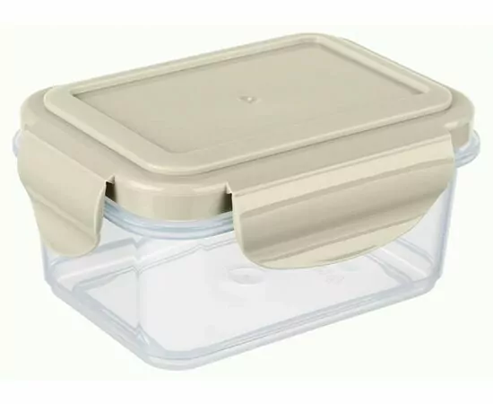 959065 - Контейнер гермет для СВЧ SMART LOC 0,25л прямоуг св серый 433111630 Phibo/Бытпласт (аналог 848794) (1)