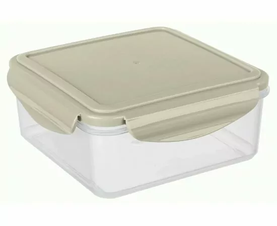 959068 - Контейнер гермет для СВЧ SMART LOC 1,0л квадрат св серый 431160130 Phibo/Бытпласт (аналог 848990) (1)