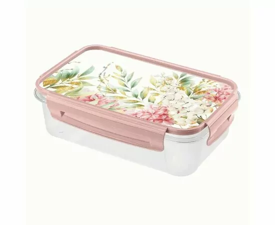 959099 - Контейнер д/продуктов LOCK&OK с декором 0,75л микс 433154418 Phibo/Бытпласт (1)