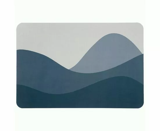 959426 - Коврик для ванной комнаты 40*60*0,25см,текстиль(п/э)/резина,п/скольз,Cozy серый,110065/ Рыжий кот (1)