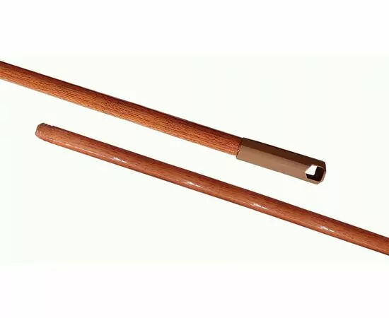 960008 - Черенок (рукоятка) 120см,евро резьба,d=2,2см,дерево в ПВХ,091540/YORK (1)