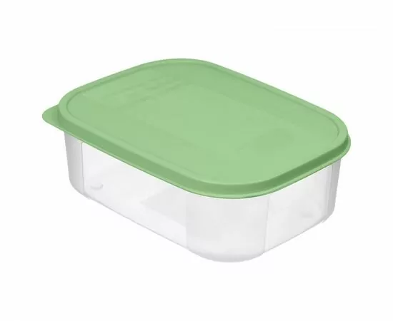 960212 - Емкость д/хранения продуктов Verona 0,17л прямоуг гибкая крышка Botanica зеленый 222134718/08 Homver (1)