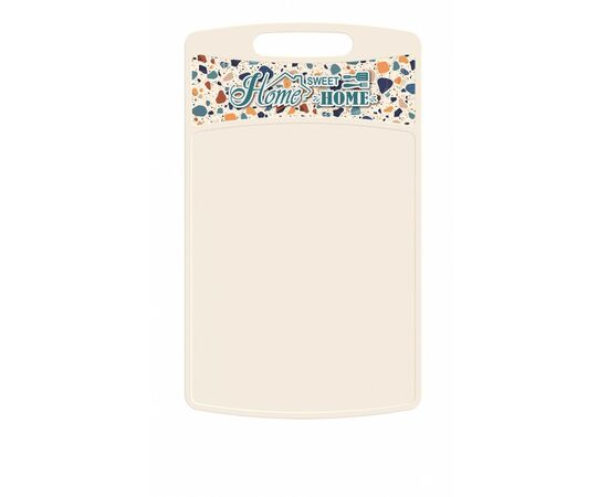 960225 - Доска разделочная Bergamo прямоугольная 260x155x3,5мм Терраццо св беж 223134125/01 Homver (1)