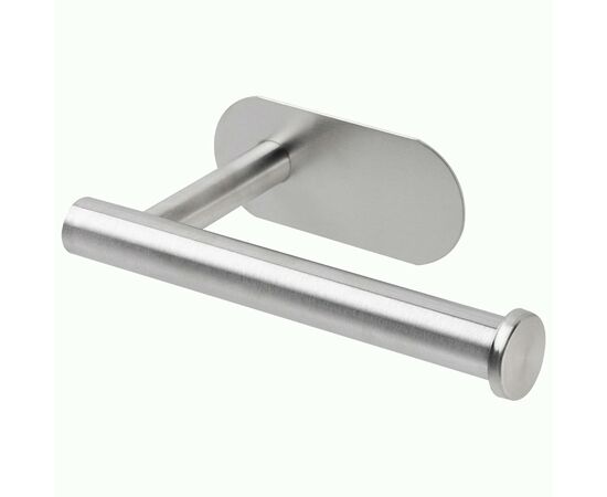 948841 - Держатель для туалетной бумаги(16,5*4,5*8 см),металл хромир,самоклеящаяся основа,109236/ Рыжий кот (1)