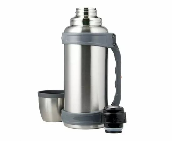 955912 - Термос Solden-2500 узкое горло, с кнопкой, 2,5л, ремешок, ручка, нерж.сталь 84177 Master House (1)