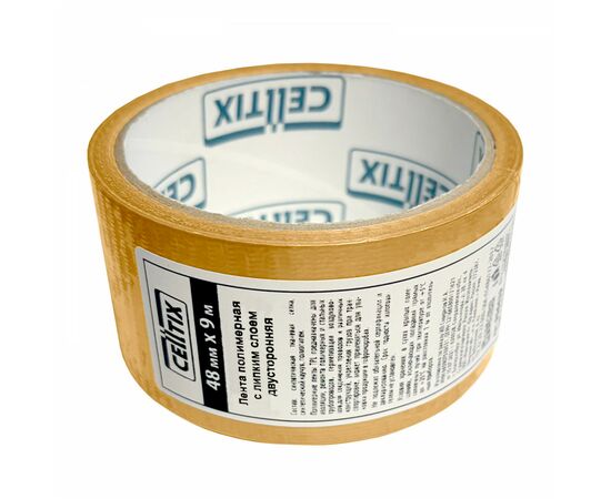 956437 - Скотч двусторонний полипропилен (PP) Скрепка д/гладких поверхностей 48/9 CELLTIX (1)