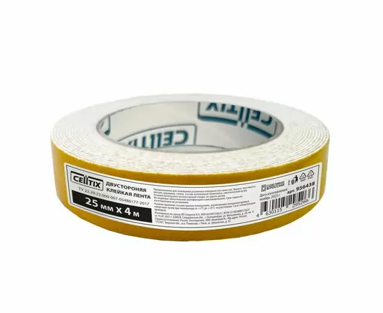 956438 - Лента двусторонняя на вспененной основе 25/4 E1M CELLTIX (1)
