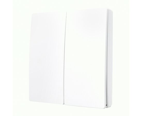 957195 - General Омега (КИНЕТИК) выкл. ОУ 2кл. беспроводной белый 110х115х25 без контроллера IP42 477502 (1)