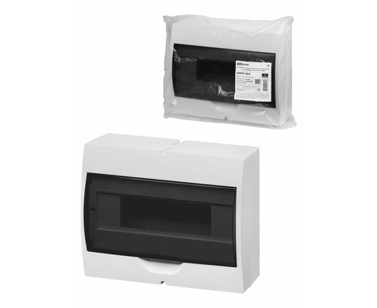 958728 - TDM бокс (корпус) пластик ЩРН-П-12 мод. навесной, без шин, опломбировка, белый IP41 SQ0901-0074 (1)