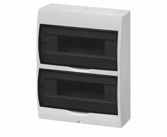 958731 - TDM бокс (корпус) пластик ЩРН-П-24 мод. навесной, без шин, опломбировка, белый IP41 SQ0901-0077 (1)