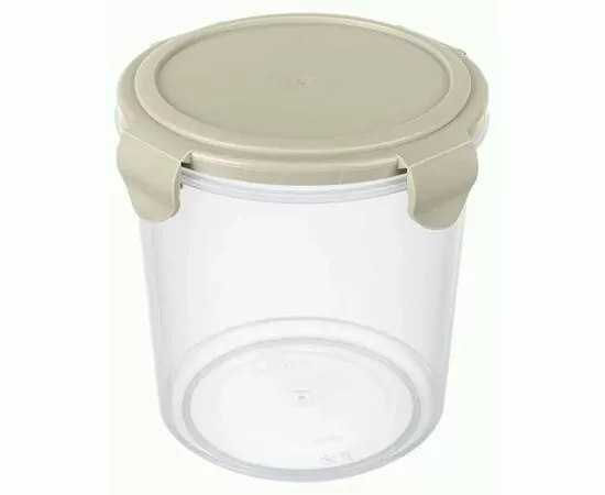 959069 - Контейнер гермет для СВЧ SMART LOC 1,15л круглый св серый 431160830 Phibo/Бытпласт (аналог 848983) (1)
