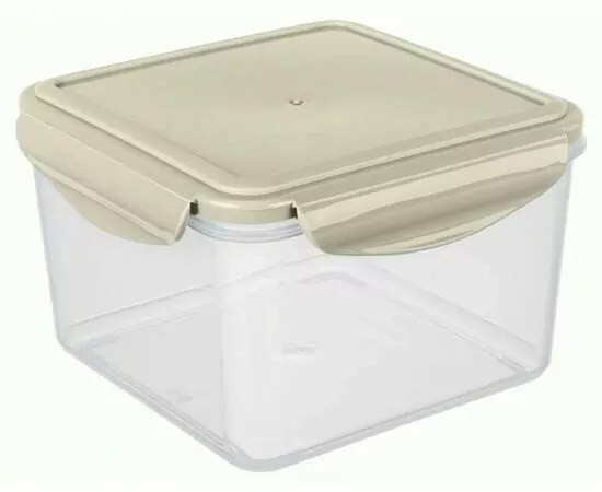 959070 - Контейнер гермет для СВЧ SMART LOC 1,6л квадрат св серый 431160430 Phibo/Бытпласт (аналог 848991) (1)