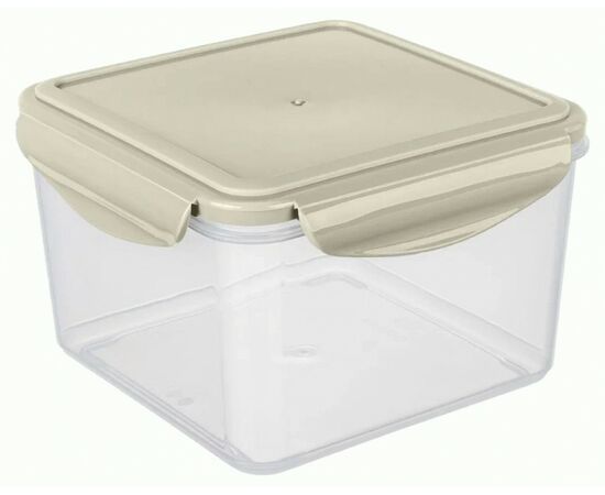 959070 - Контейнер гермет для СВЧ SMART LOC 1,6л квадрат св серый 431160430 Phibo/Бытпласт (аналог 848991) (1)
