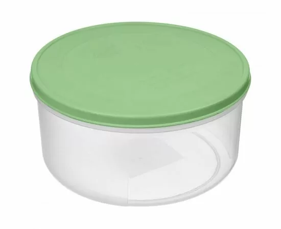 960210 - Емкость д/хранения продуктов Verona 0,5л круг гибкая крышка Botanica зеленый 222134518/08 Homver (1)