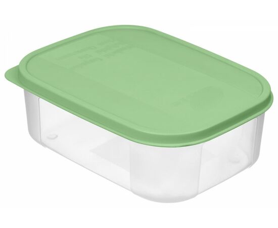 960216 - Емкость д/хранения продуктов Verona 1,3л прямоуг гибкая крышка Botanica зеленый 222135118/08 Homver (1)