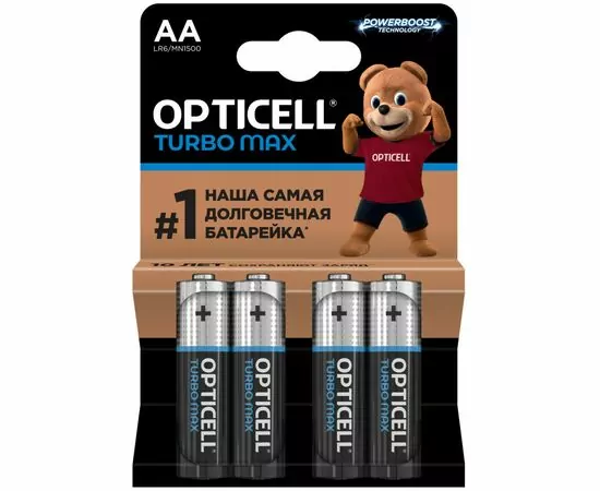 960404 - Элемент питания Opticell Turbo Max LR6/316/AA BL4 (1)