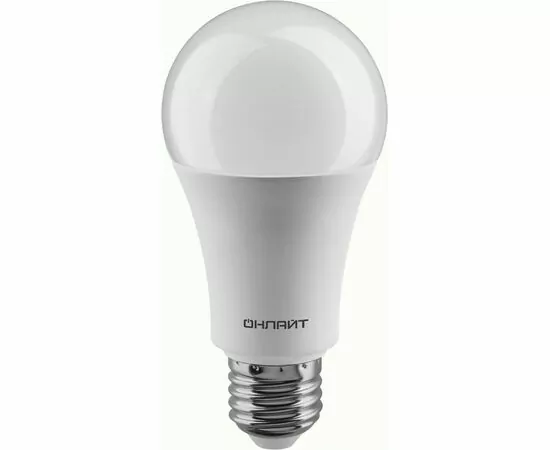 960765 - ОНЛАЙТ лампа св/д ЛОН A70 E27 35W(3500lm) 6500K 6K 70x139 матов OLL-A70-35-230-6K-E27 90829 (1)