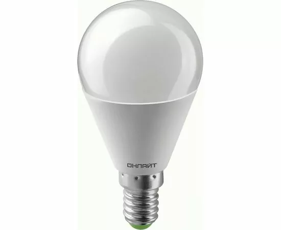 960828 - ОНЛАЙТ лампа св/д ПРОМО шар G45 E14 10W(1000lm) 4000K 4К 45x79 матов  90574 (1)