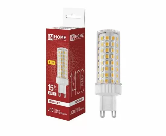963247 - ASD/InHome лампа св/д VC JCD G9 220V 15W(1400lm) 4000K 4K 72x22 (без пульсации) 5380 (1)