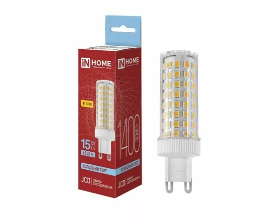 963248 - ASD/InHome лампа св/д VC JCD G9 220V 15W(1400lm) 6500K 6K 72x22 (без пульсации) 5397 (1)