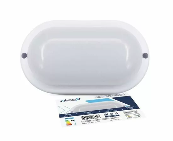 963732 - ASD/NEOX св-к св/д ЖКХ СПП 1565-ОВАЛ 15W(1350lm) 6500К 6K пластик/белый 158x84x38 IP65 6028 (1)