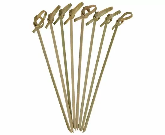 963884 - Шпажки д/канапе Завитки 100шт/уп, цена за уп, 12,5см бамбук 111256 Mallony (1)
