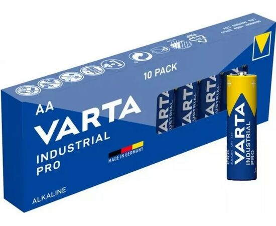 963908 - Элемент питания Varta 4006.211.111 Industrial PRO LR6/316/AA BOX10 (1)