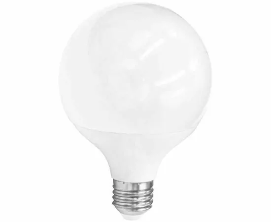 965110 - Ecola шар G95 E27 15.5W 6000K 6K 135x95 (15W)пласт./алюм.Premium K7LD15ELC (10!) (1)