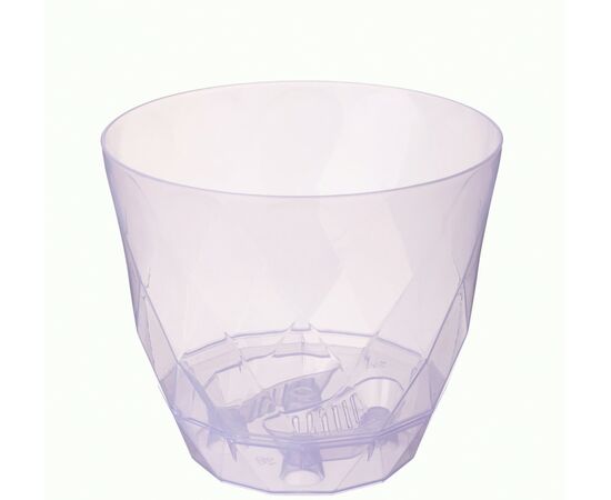 965168 - Горшок для орхидей 1,3л,d=14,5см,поддон,Laurel прозрачно-сиреневый,221615041/01/ Homver (1)