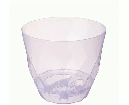 965169 - Горшок для орхидей 2,3л,d=17,5см,поддон,Laurel прозрачно-сиреневый,221615141/01/ Homver (1)