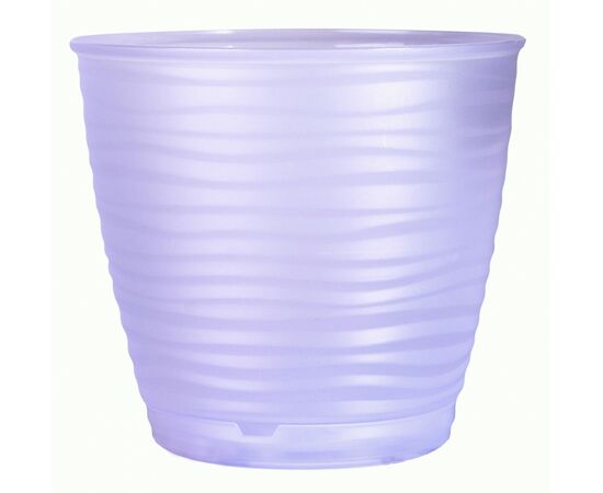 965174 - Горшок для орхидей 1,5л,d=14,6см,поддон,Saffron прозрачно-сиреневый,223605041/01/ Homver (1)
