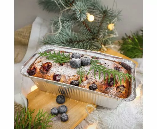 965713 - Форма д/выпечки однор кекс 900мл 21,7*11,3*5,5см 3шт/уп (цена за уп) алюм фольга 84869 AVIKOMP (1)