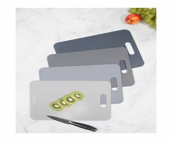 966519 - Доска разделочная 29,7*21,6*0,17см набор 4шт/уп, цена за уп, цвет Каменный НГДР-04ГУ ОНЕСТ (1)