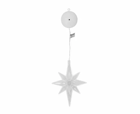 958560 - Camelion LGB-008 фигура новогод. св/д полярная звезда 3ААА(не в/к) 10LED подвес. присос. IP20 (1)