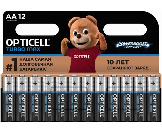 960410 - Элемент питания Opticell Turbo Max LR6/316/AA BL12 (1)