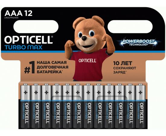960411 - Элемент питания Opticell Turbo Max LR03/286/AAA BL12 (1)