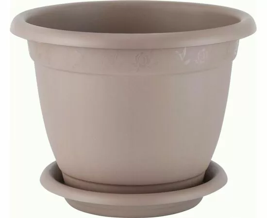 970566 - Горшок для цветов 12,7л,d=34см,поддон,Aphrodite французский платан №7,IG420711105/ InGreen (1)