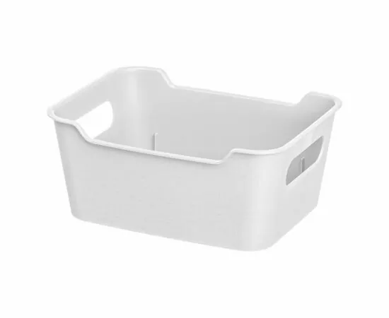 971473 - Корзина-лоток для хранения 1,5л, 19*14*8 см,Mango белый,223300129/01/ Homver (1)